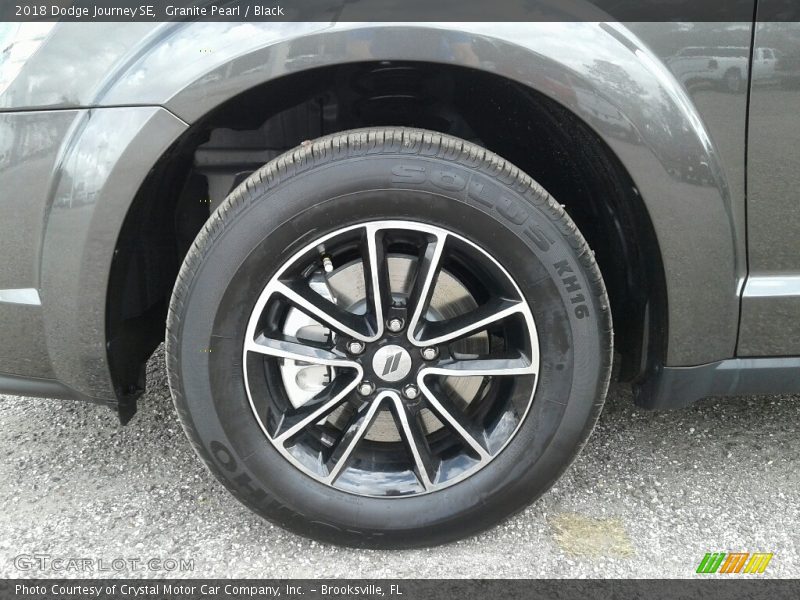 Granite Pearl / Black 2018 Dodge Journey SE
