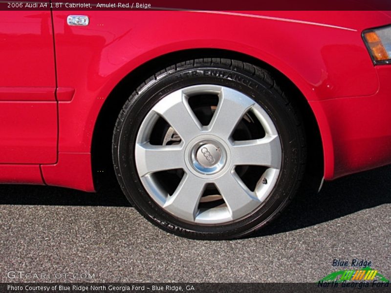 Amulet Red / Beige 2006 Audi A4 1.8T Cabriolet