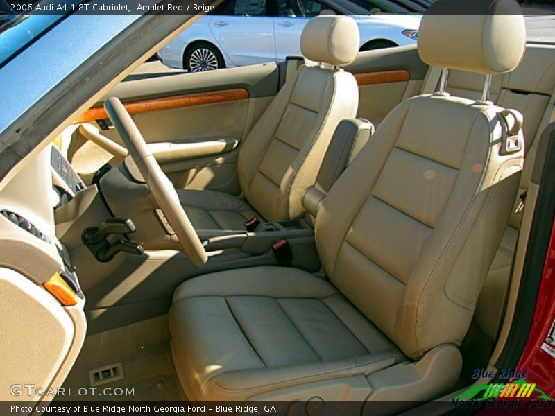 Amulet Red / Beige 2006 Audi A4 1.8T Cabriolet