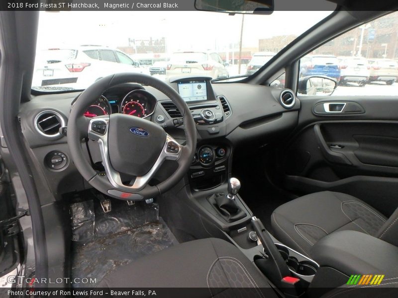 Magnetic / Charcoal Black 2018 Ford Fiesta ST Hatchback