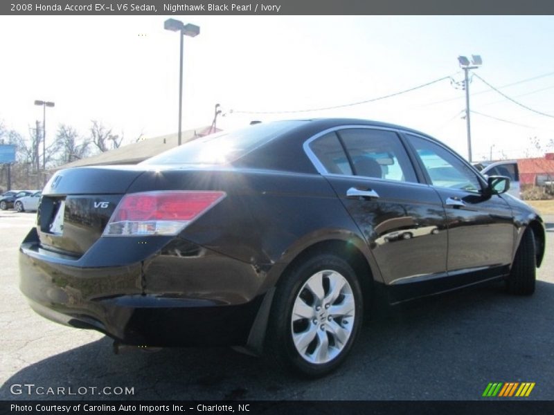 Nighthawk Black Pearl / Ivory 2008 Honda Accord EX-L V6 Sedan