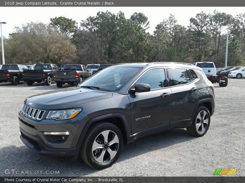 Granite Crystal Metallic / Black 2018 Jeep Compass Latitude