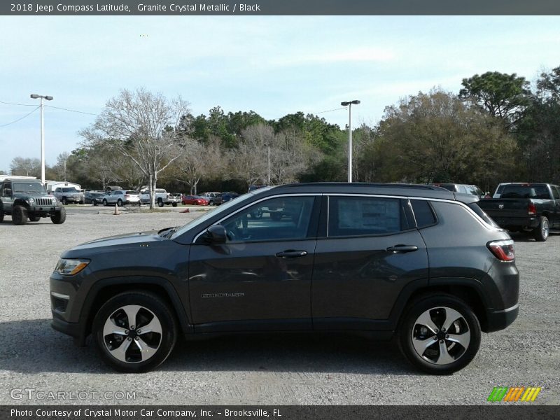 Granite Crystal Metallic / Black 2018 Jeep Compass Latitude