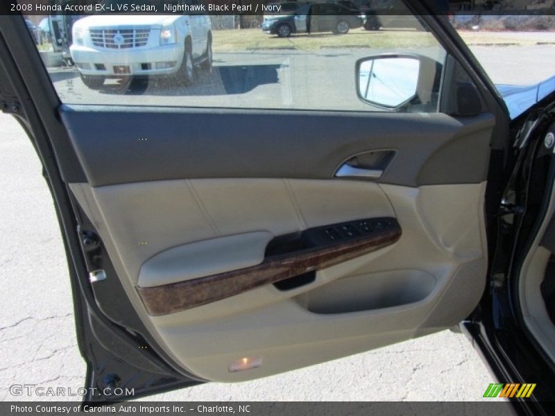 Nighthawk Black Pearl / Ivory 2008 Honda Accord EX-L V6 Sedan