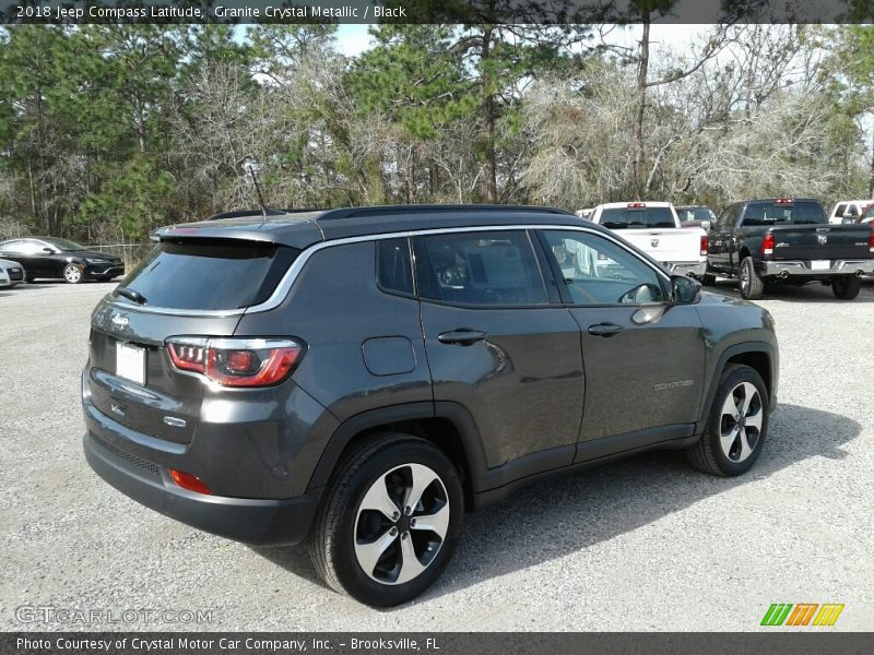 Granite Crystal Metallic / Black 2018 Jeep Compass Latitude