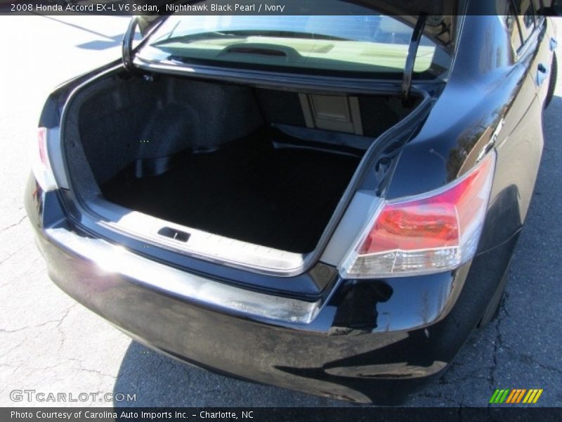 Nighthawk Black Pearl / Ivory 2008 Honda Accord EX-L V6 Sedan