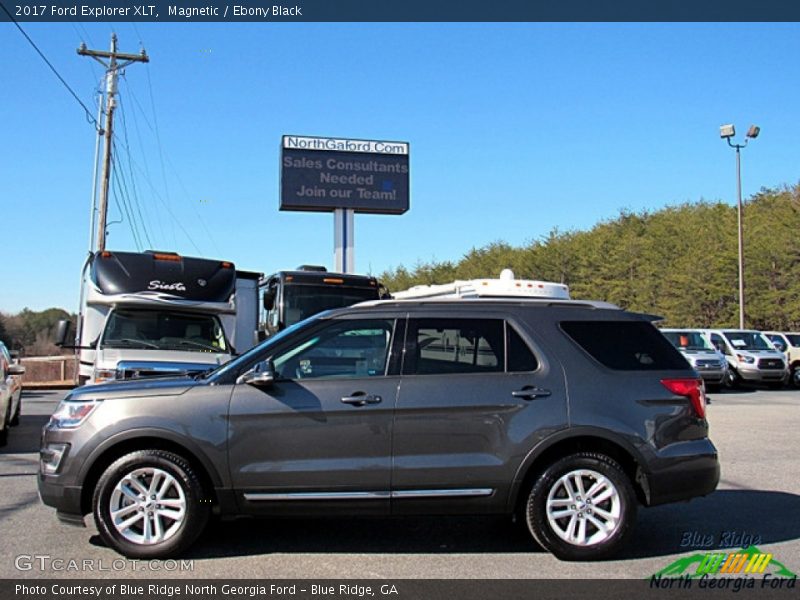 Magnetic / Ebony Black 2017 Ford Explorer XLT