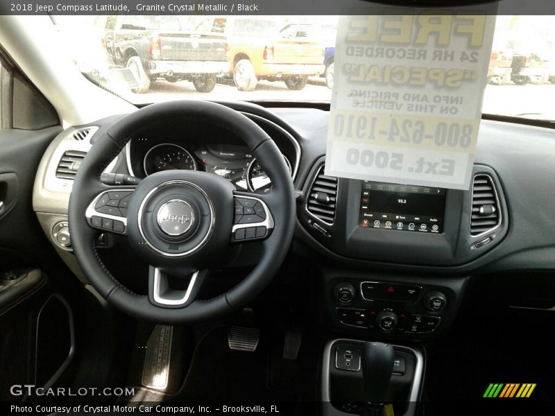 Granite Crystal Metallic / Black 2018 Jeep Compass Latitude