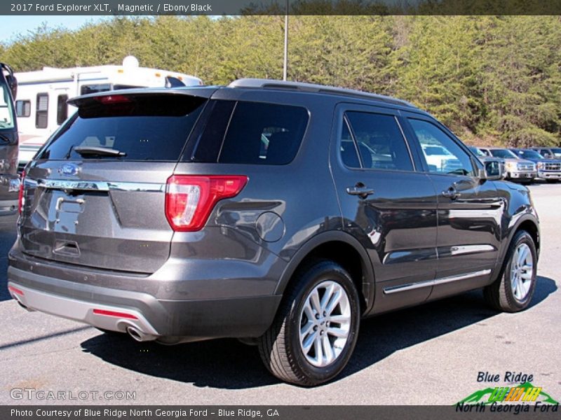Magnetic / Ebony Black 2017 Ford Explorer XLT