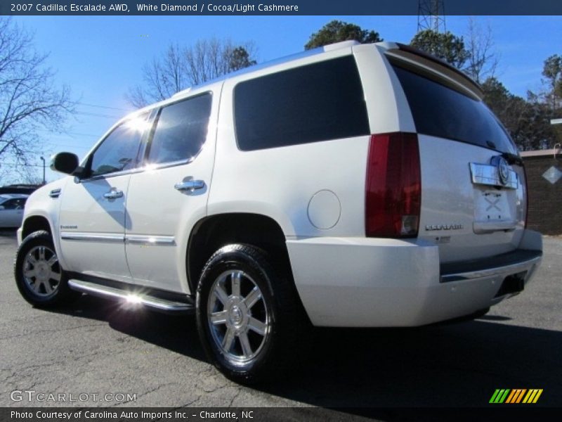White Diamond / Cocoa/Light Cashmere 2007 Cadillac Escalade AWD