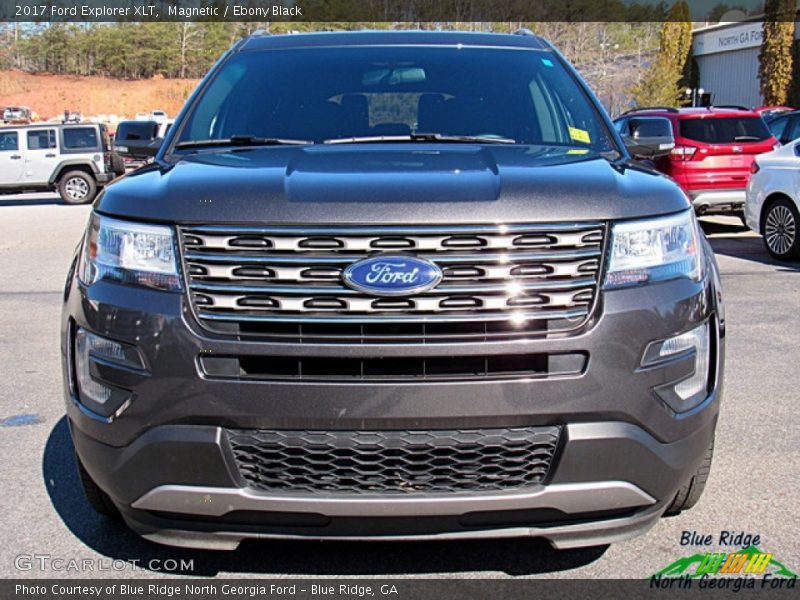 Magnetic / Ebony Black 2017 Ford Explorer XLT