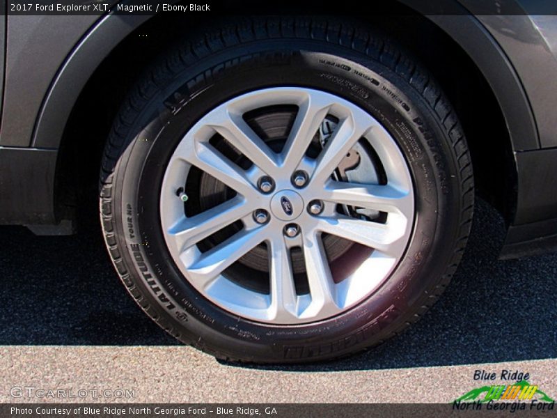 Magnetic / Ebony Black 2017 Ford Explorer XLT