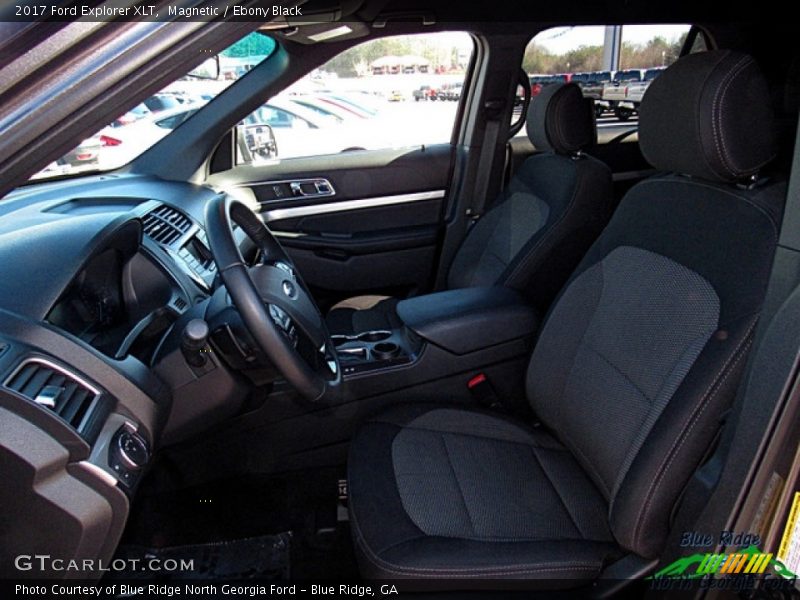 Magnetic / Ebony Black 2017 Ford Explorer XLT