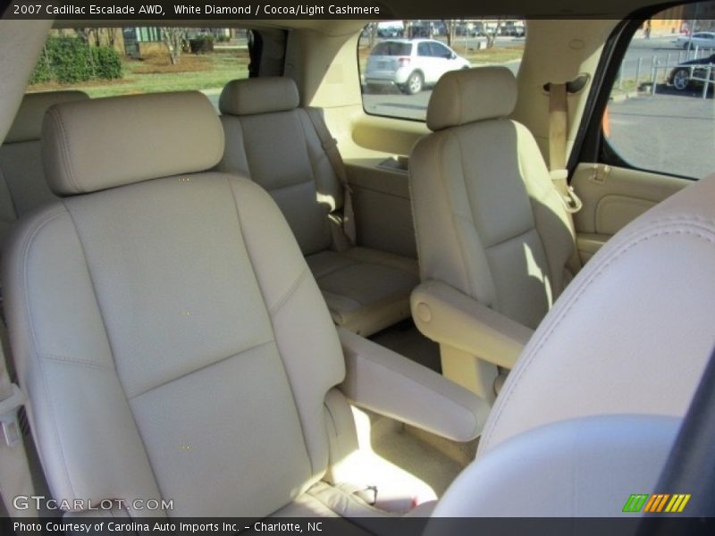 White Diamond / Cocoa/Light Cashmere 2007 Cadillac Escalade AWD