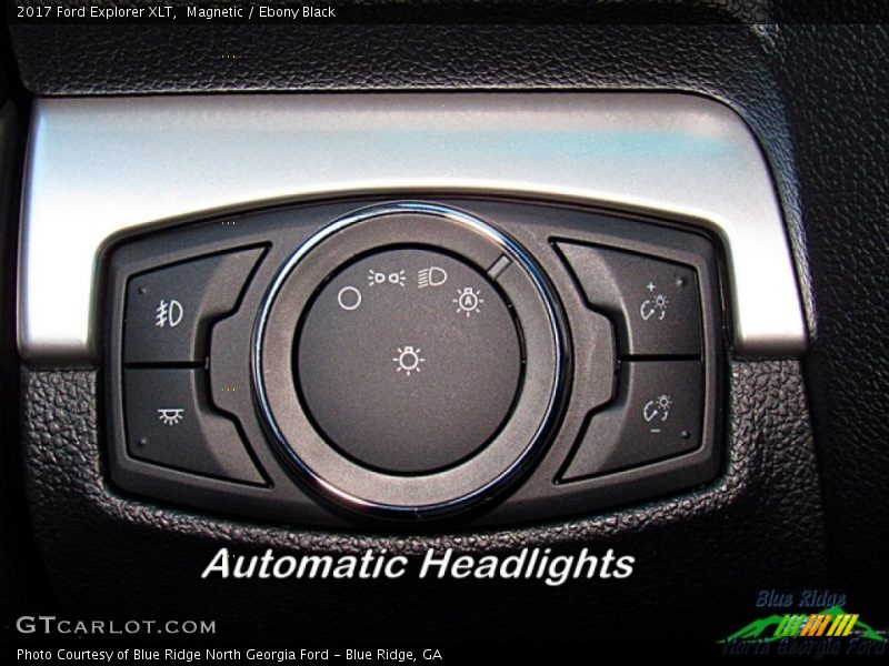 Magnetic / Ebony Black 2017 Ford Explorer XLT