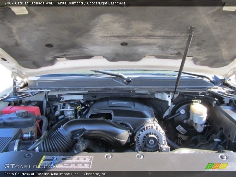 White Diamond / Cocoa/Light Cashmere 2007 Cadillac Escalade AWD