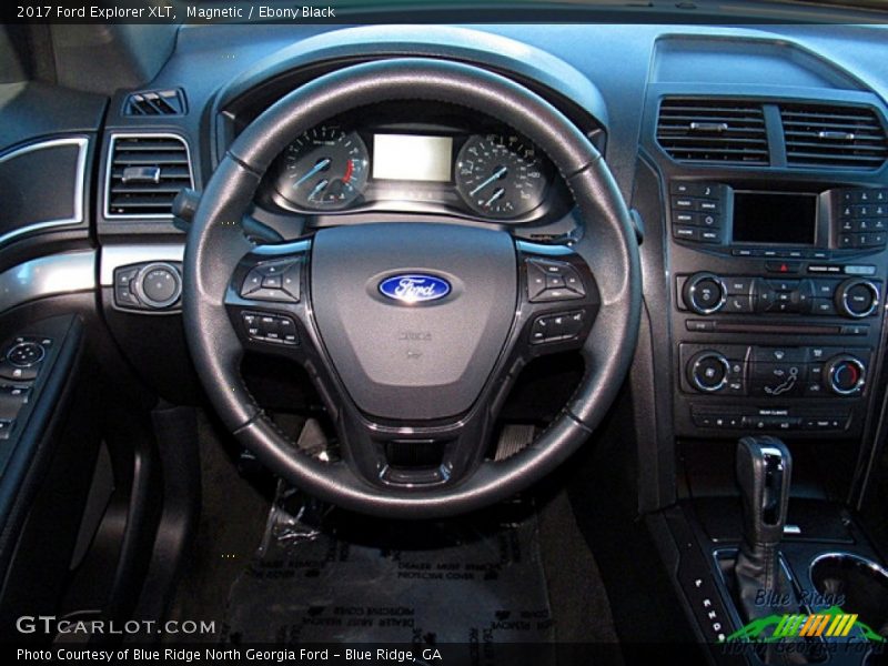 Magnetic / Ebony Black 2017 Ford Explorer XLT