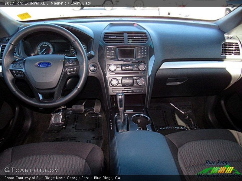 Magnetic / Ebony Black 2017 Ford Explorer XLT