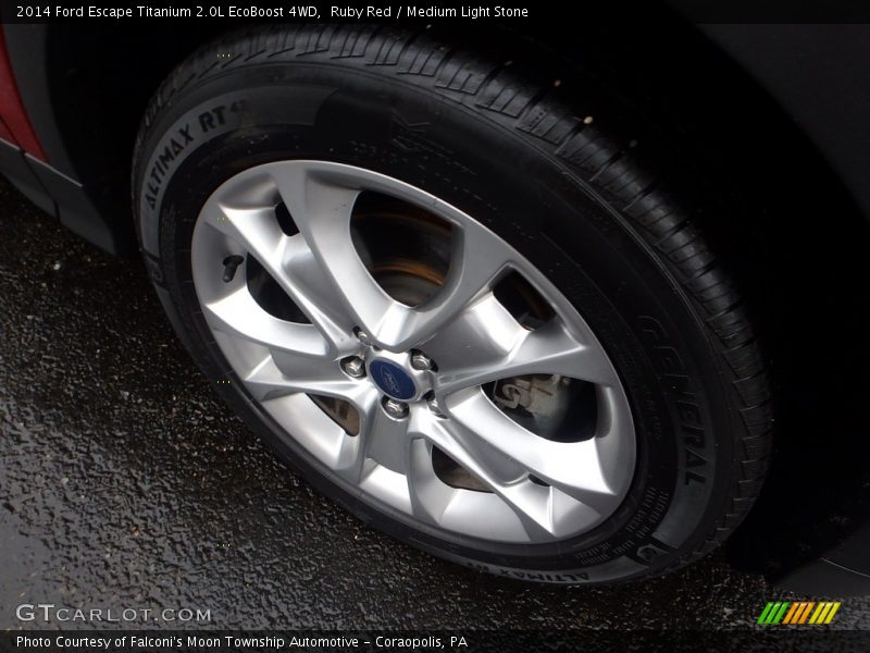 Ruby Red / Medium Light Stone 2014 Ford Escape Titanium 2.0L EcoBoost 4WD