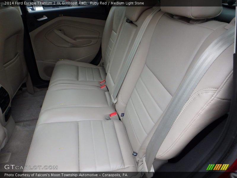Ruby Red / Medium Light Stone 2014 Ford Escape Titanium 2.0L EcoBoost 4WD