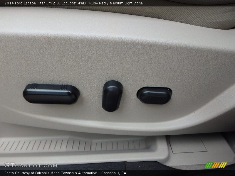 Ruby Red / Medium Light Stone 2014 Ford Escape Titanium 2.0L EcoBoost 4WD