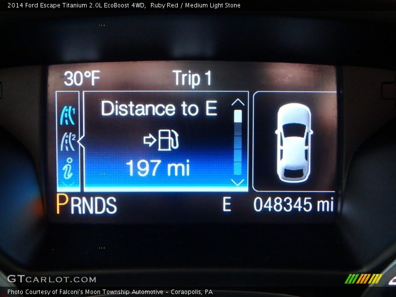 Ruby Red / Medium Light Stone 2014 Ford Escape Titanium 2.0L EcoBoost 4WD