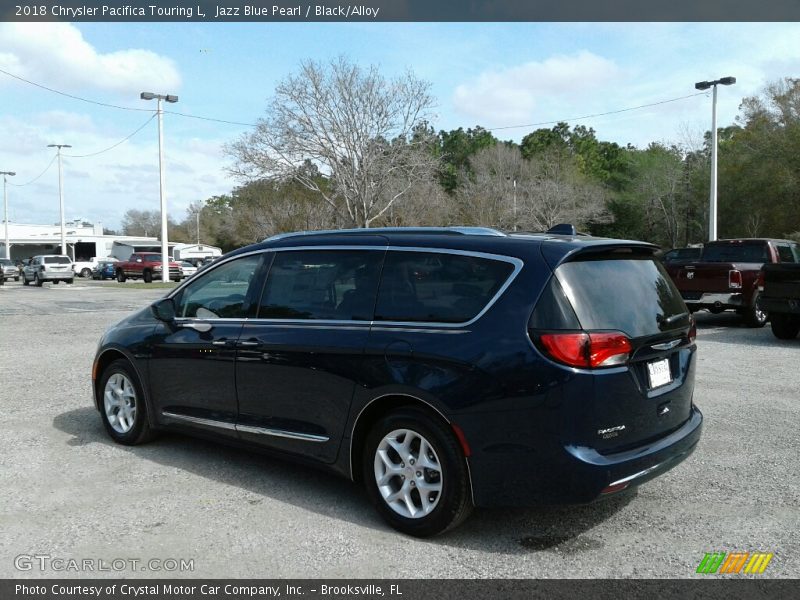 Jazz Blue Pearl / Black/Alloy 2018 Chrysler Pacifica Touring L