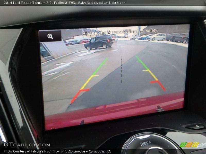 Ruby Red / Medium Light Stone 2014 Ford Escape Titanium 2.0L EcoBoost 4WD