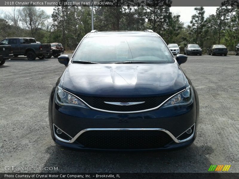 Jazz Blue Pearl / Black/Alloy 2018 Chrysler Pacifica Touring L