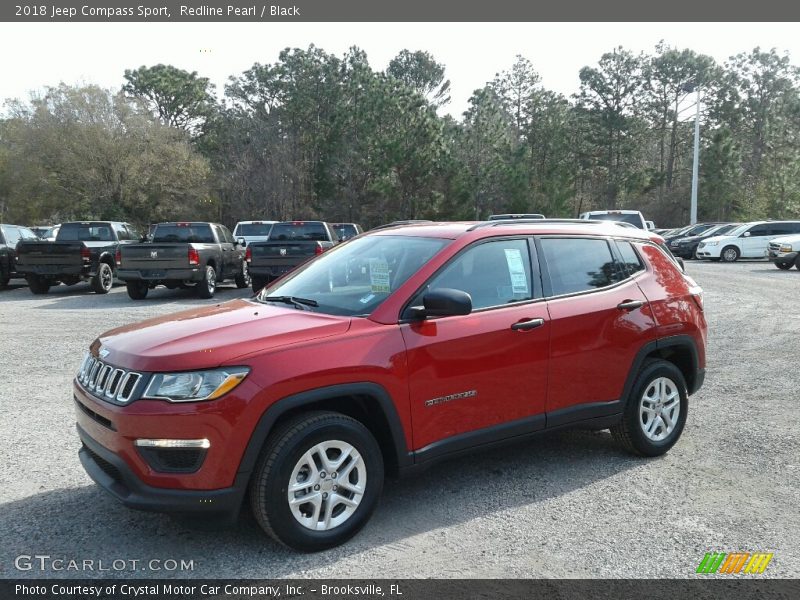 Redline Pearl / Black 2018 Jeep Compass Sport