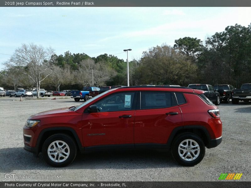 Redline Pearl / Black 2018 Jeep Compass Sport
