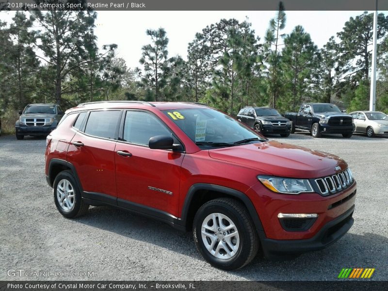 Redline Pearl / Black 2018 Jeep Compass Sport