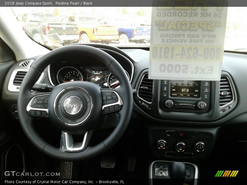 Redline Pearl / Black 2018 Jeep Compass Sport