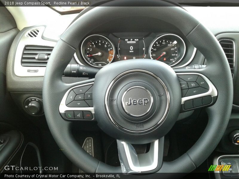 Redline Pearl / Black 2018 Jeep Compass Sport