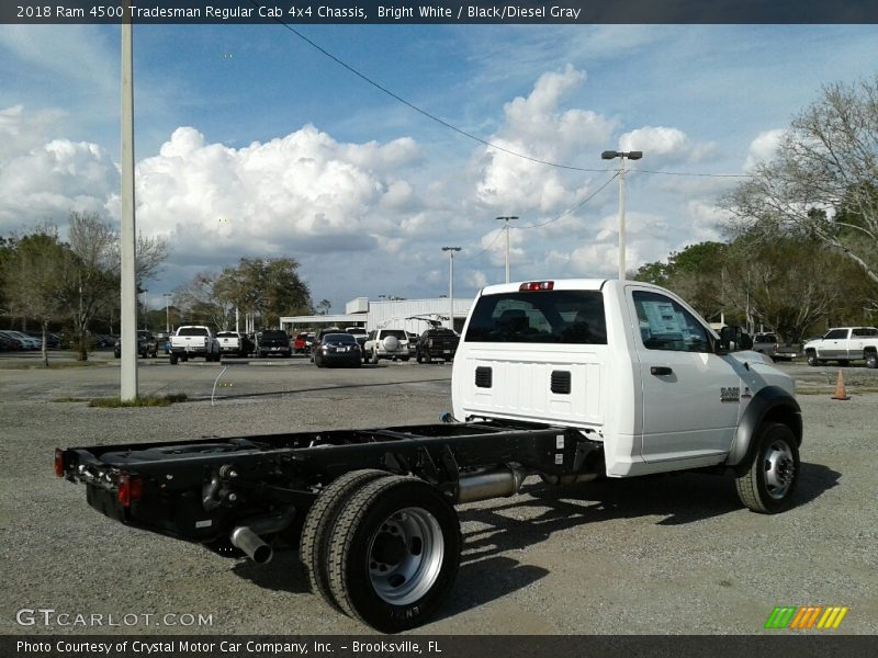 Bright White / Black/Diesel Gray 2018 Ram 4500 Tradesman Regular Cab 4x4 Chassis
