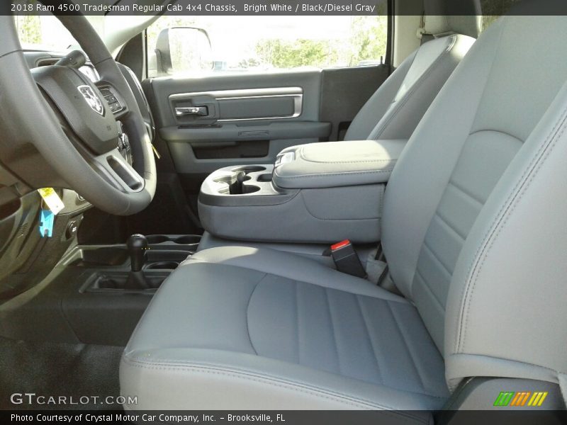 Bright White / Black/Diesel Gray 2018 Ram 4500 Tradesman Regular Cab 4x4 Chassis