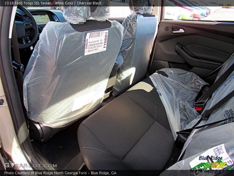 White Gold / Charcoal Black 2018 Ford Focus SEL Sedan