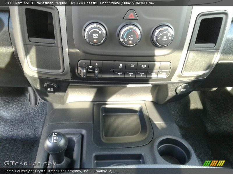 Bright White / Black/Diesel Gray 2018 Ram 4500 Tradesman Regular Cab 4x4 Chassis