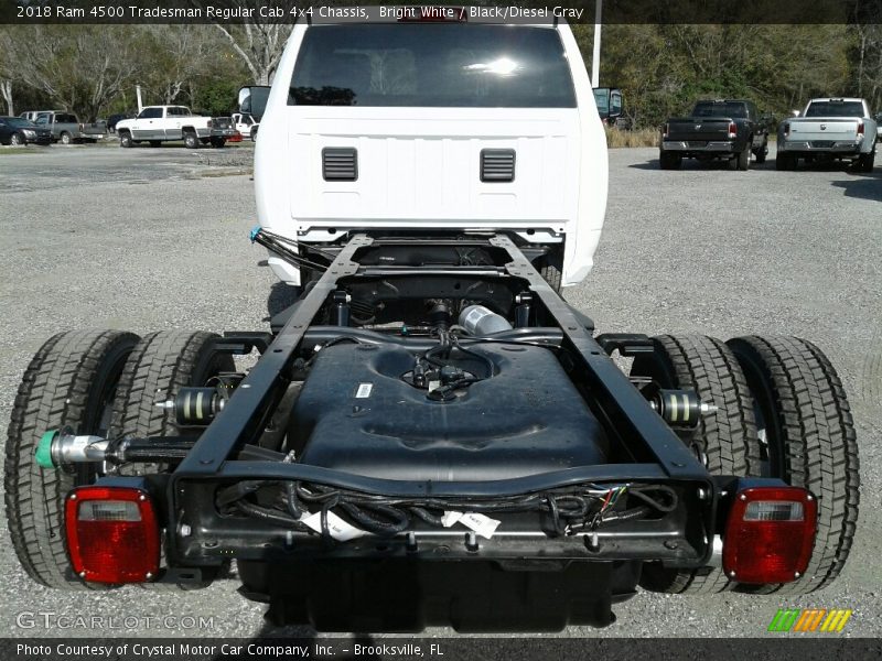 Bright White / Black/Diesel Gray 2018 Ram 4500 Tradesman Regular Cab 4x4 Chassis
