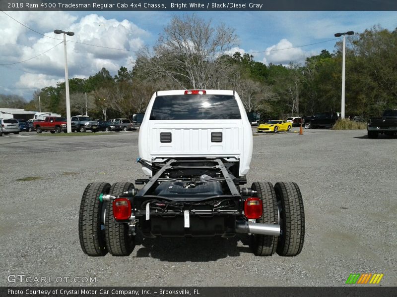 Bright White / Black/Diesel Gray 2018 Ram 4500 Tradesman Regular Cab 4x4 Chassis