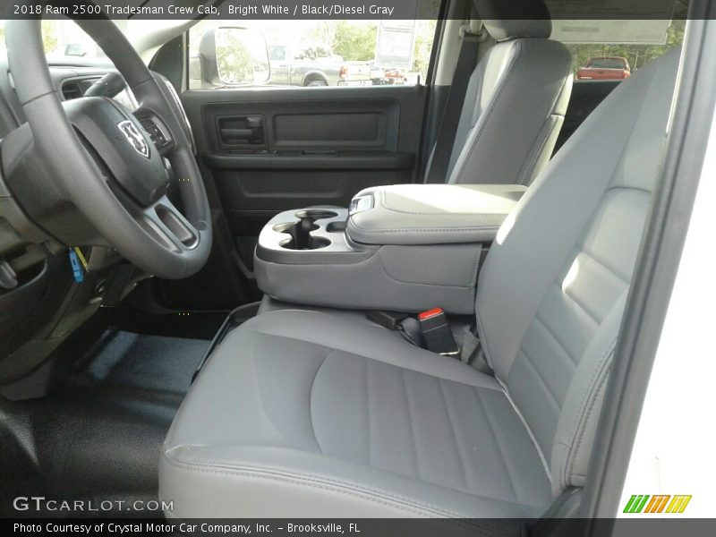 Bright White / Black/Diesel Gray 2018 Ram 2500 Tradesman Crew Cab