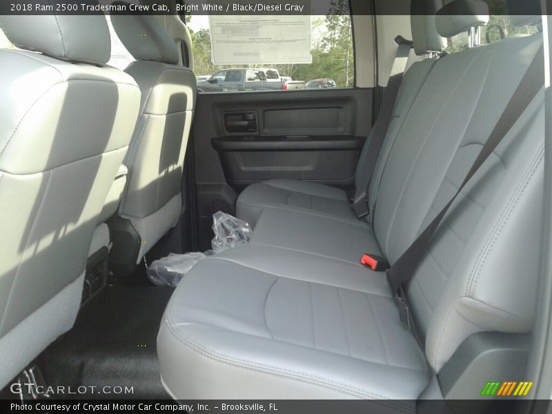 Bright White / Black/Diesel Gray 2018 Ram 2500 Tradesman Crew Cab