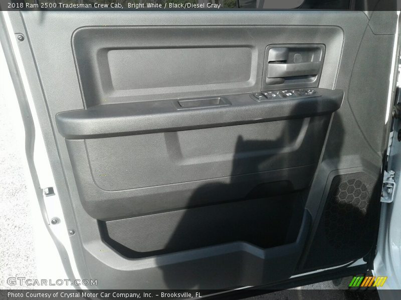 Bright White / Black/Diesel Gray 2018 Ram 2500 Tradesman Crew Cab