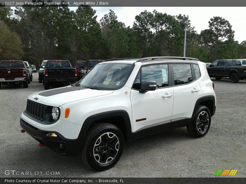Alpine White / Black 2017 Jeep Renegade Trailhawk 4x4