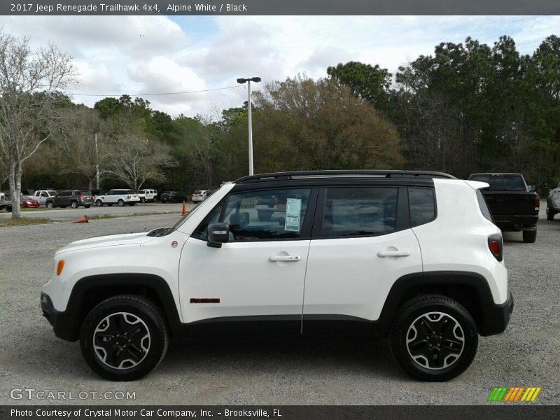Alpine White / Black 2017 Jeep Renegade Trailhawk 4x4