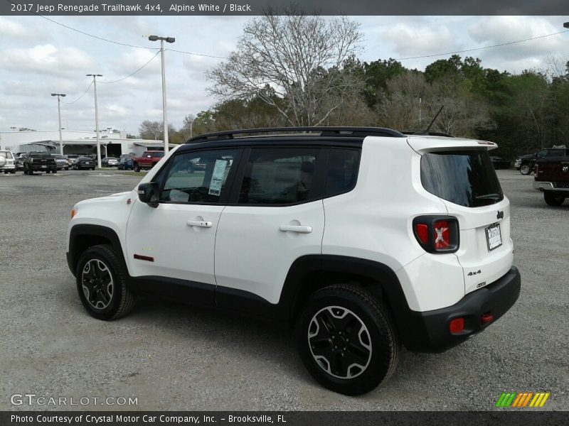 Alpine White / Black 2017 Jeep Renegade Trailhawk 4x4