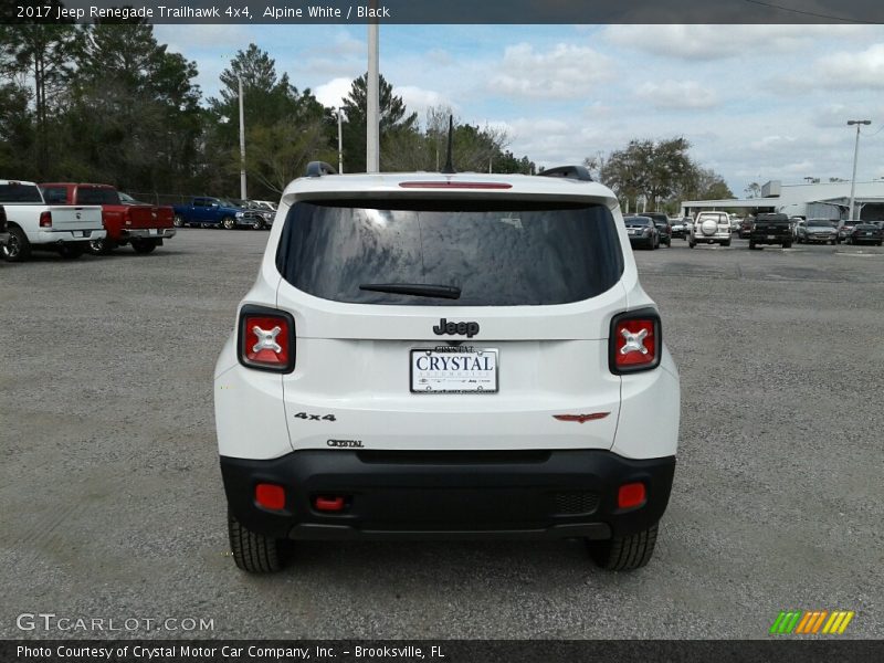 Alpine White / Black 2017 Jeep Renegade Trailhawk 4x4