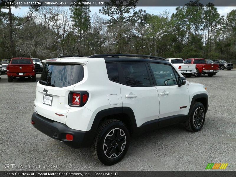 Alpine White / Black 2017 Jeep Renegade Trailhawk 4x4