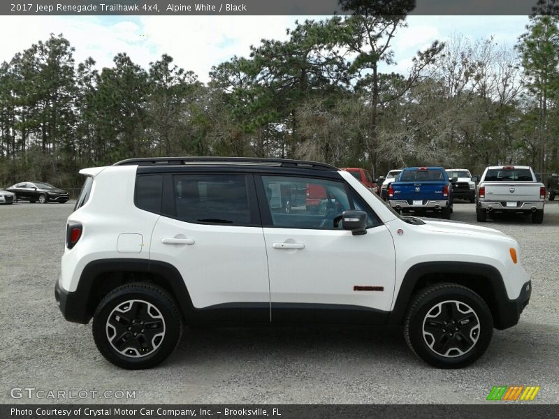 Alpine White / Black 2017 Jeep Renegade Trailhawk 4x4