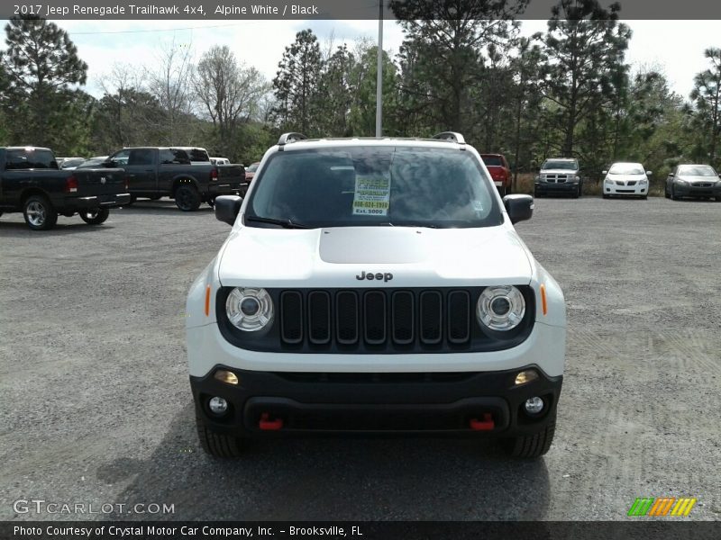 Alpine White / Black 2017 Jeep Renegade Trailhawk 4x4